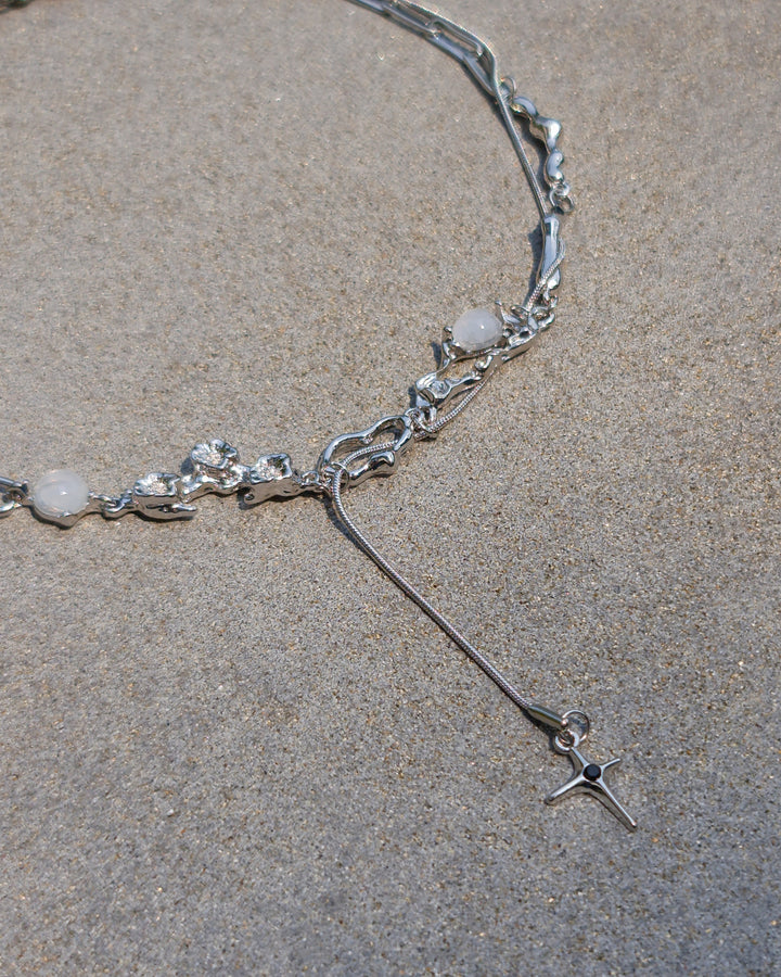 Arctic Flower Star Necklace - Nikaneko