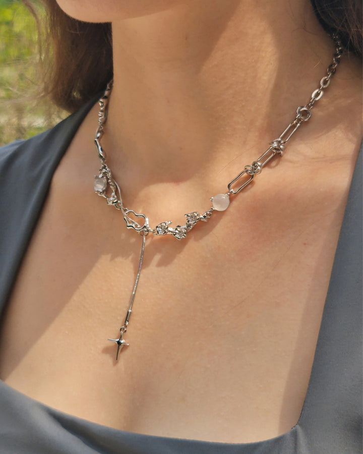 Arctic Flower Star Necklace - Nikaneko