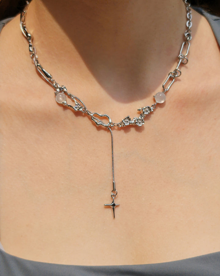 Arctic Flower Star Necklace - Nikaneko
