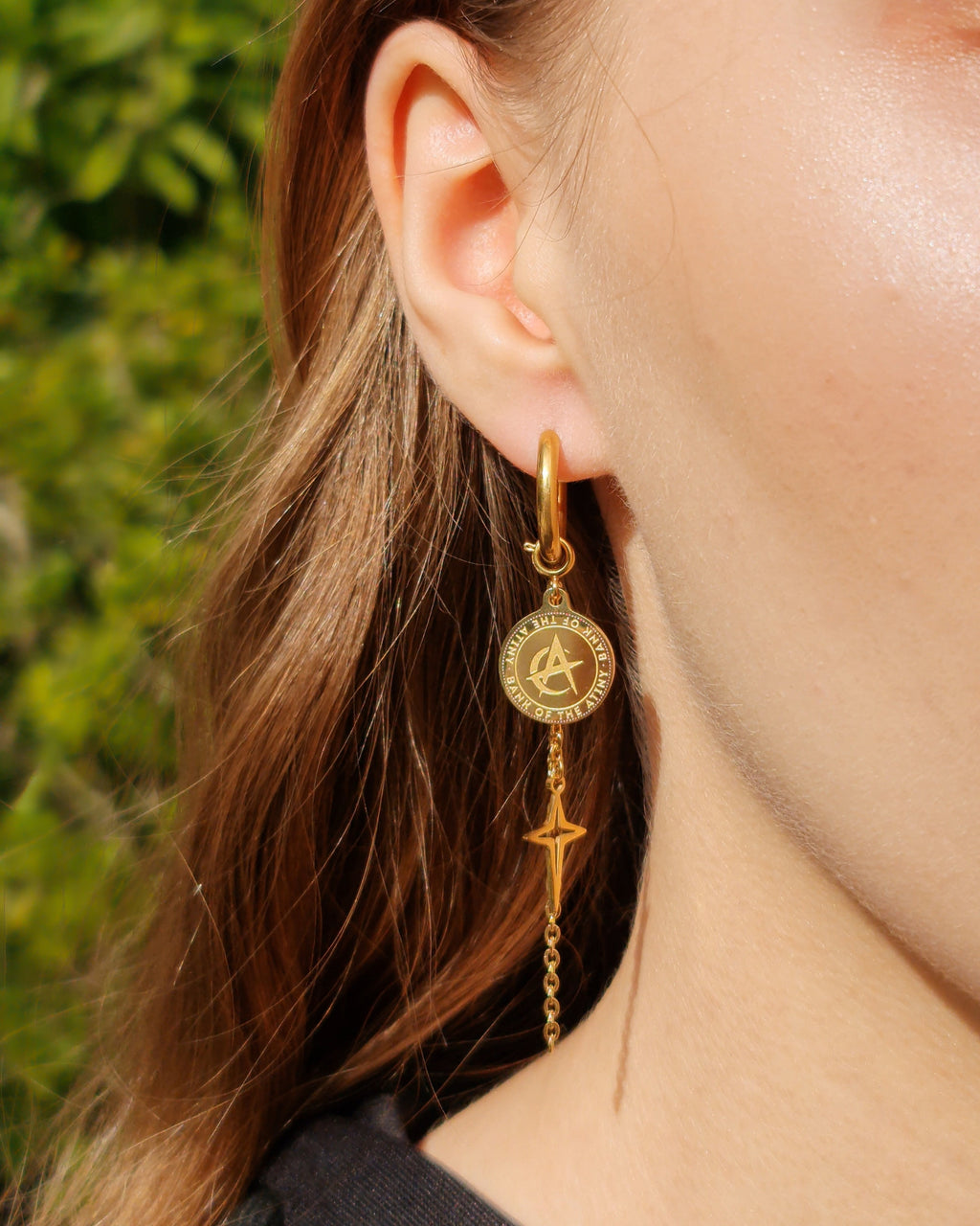 Ateez Golden Hour Mismatched Earrings - Nikaneko