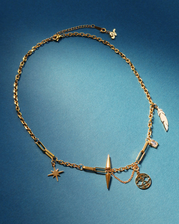 Ateez Hourglass Silver Necklace - Nikaneko