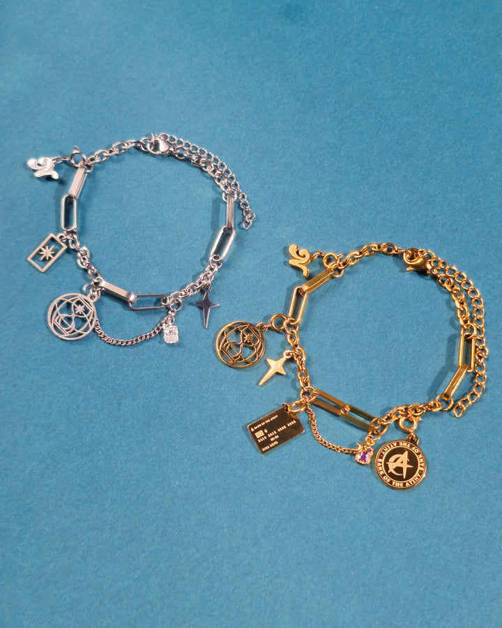 Ateez Hourglass Silver Bracelet - Nikaneko