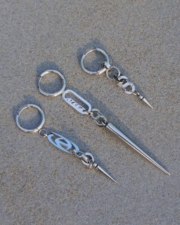 Ateez Mini S - Biner and Spike Earring Set - Nikaneko