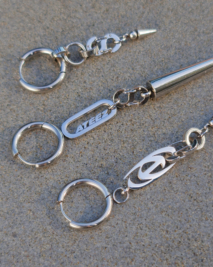 Ateez Mini S - Biner and Spike Earring Set - Nikaneko