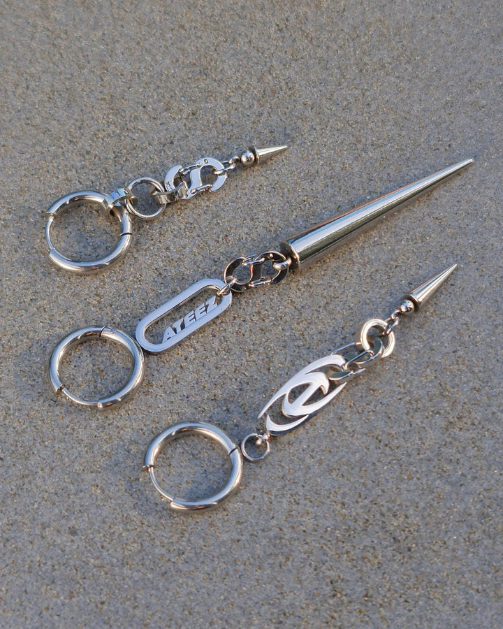 Ateez Mini S - Biner and Spike Earring Set - Nikaneko