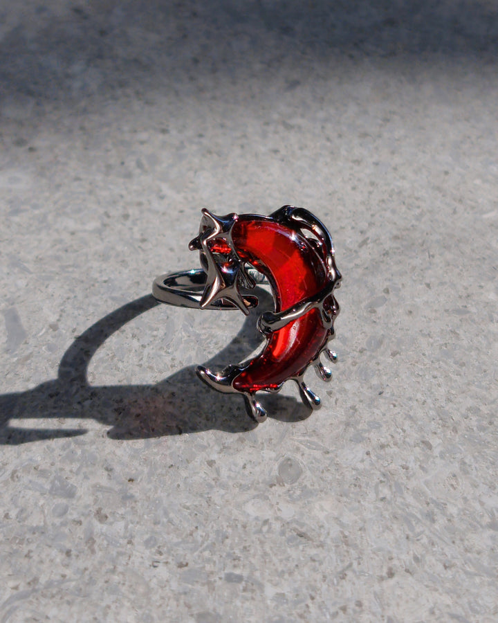 Blood Moon Drip Ring - Nikaneko
