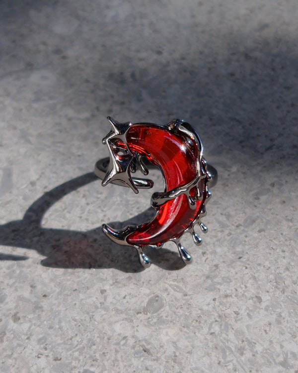 Blood Moon Drip Ring - Nikaneko