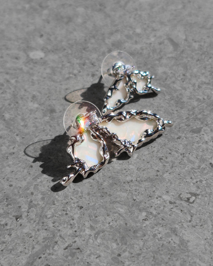 Butterfly Fantasy Mismatched Earrings - Nikaneko