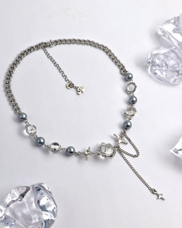 Crystal Orb Necklace - Nikaneko
