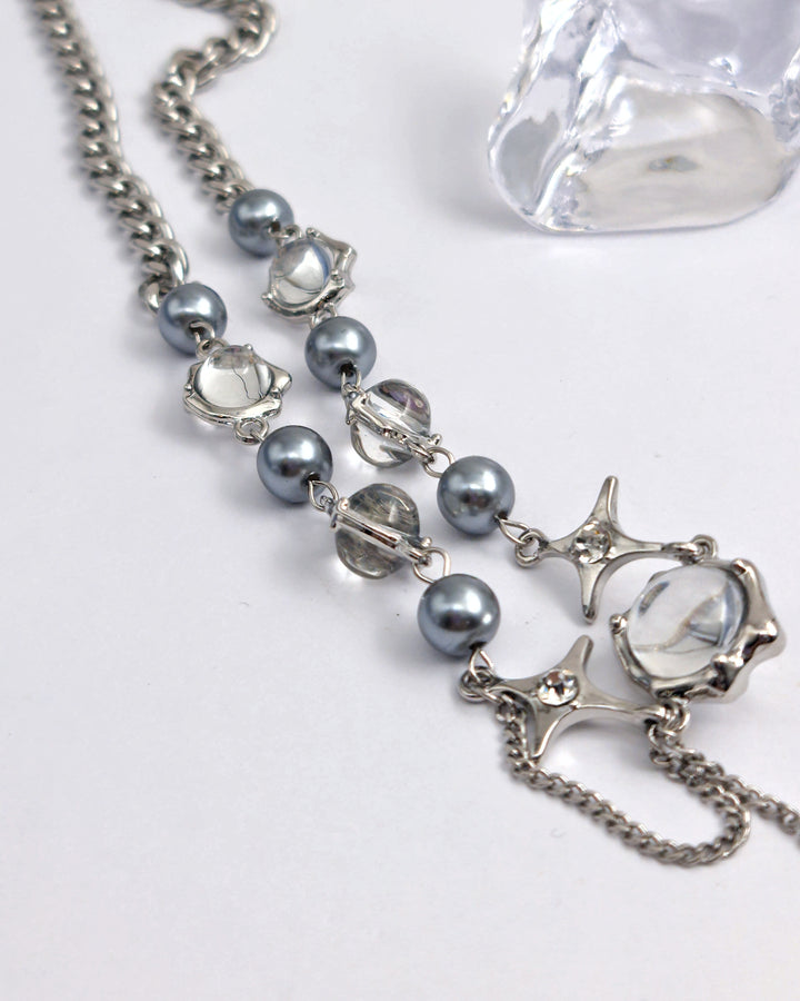 Crystal Orb Necklace - Nikaneko