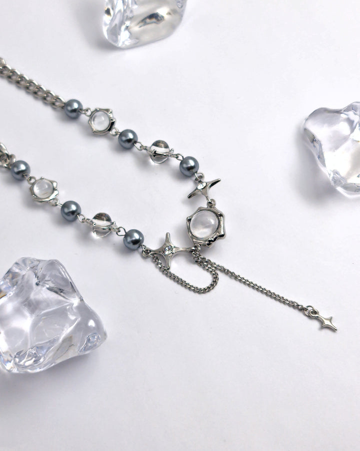 Crystal Orb Necklace - Nikaneko
