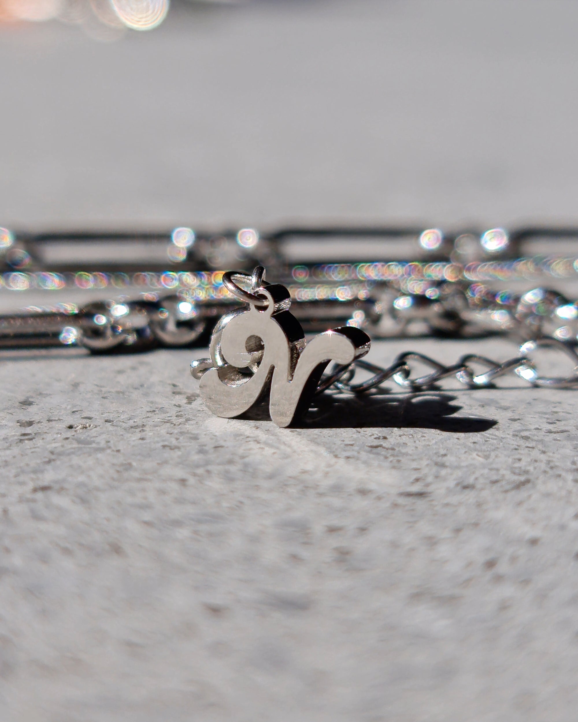 Double Layer Necklace with Snake Chain - Nikaneko