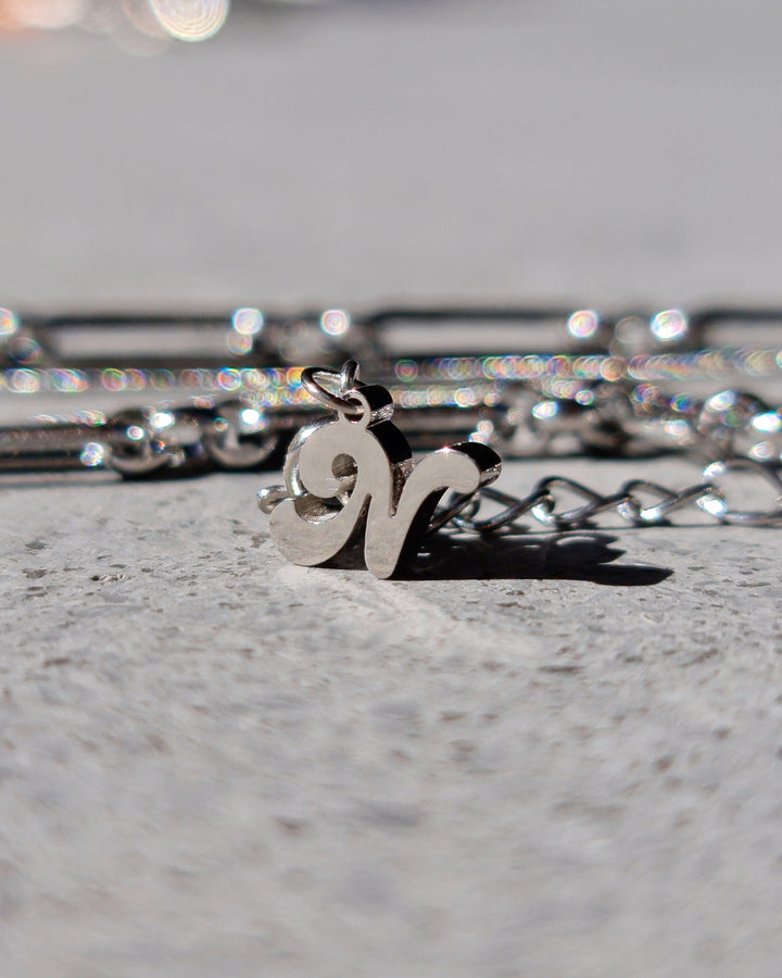 Double Layer Necklace with Snake Chain - Nikaneko