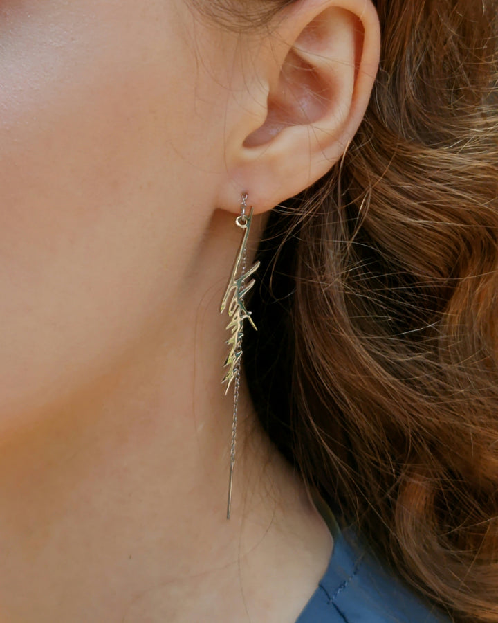 Drama Trauma aespa Threader Earrings - Nikaneko