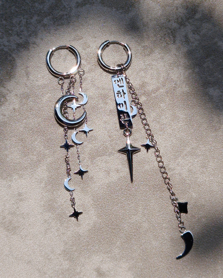 Enhypen Bite Me Mismatched Earrings - Nikaneko