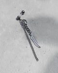 Feather and Chain Earring - Nikaneko