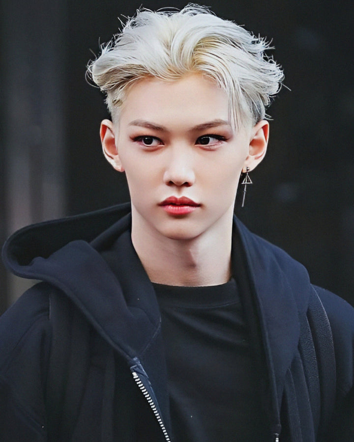 Geometric Earring Silver - Nikaneko