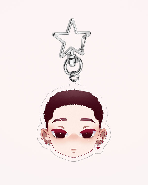 Hyunjin Illustrated Keychain - Nikaneko