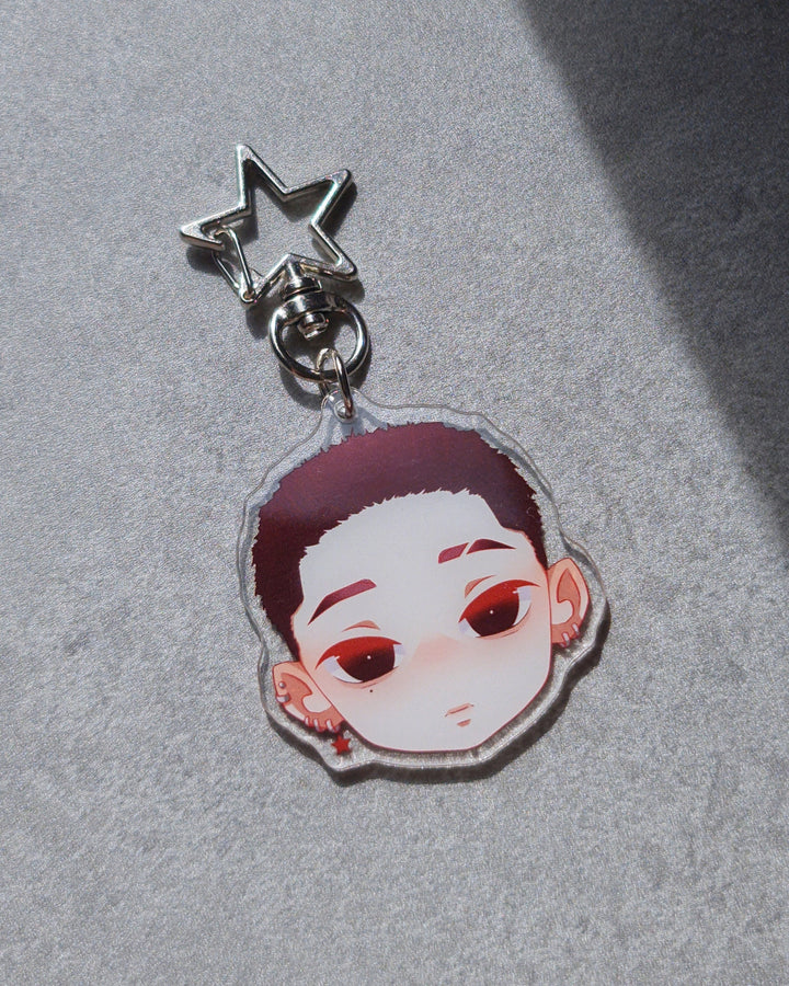Hyunjin Illustrated Keychain - Nikaneko