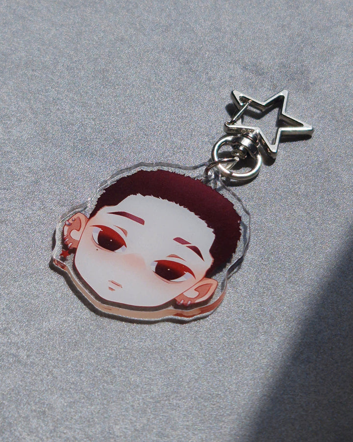 Hyunjin Illustrated Keychain - Nikaneko