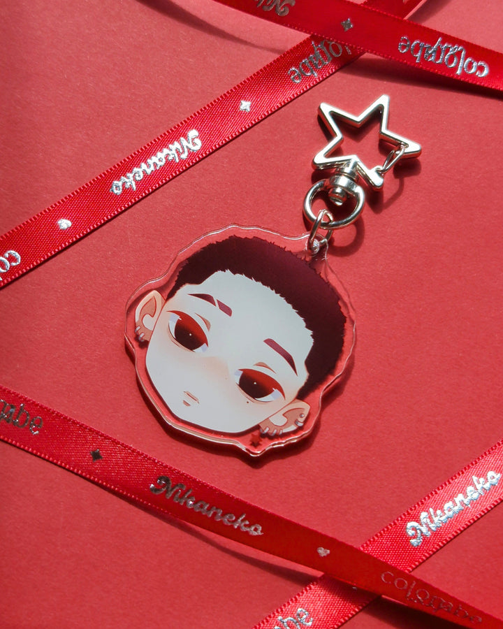 Hyunjin Illustrated Keychain - Nikaneko