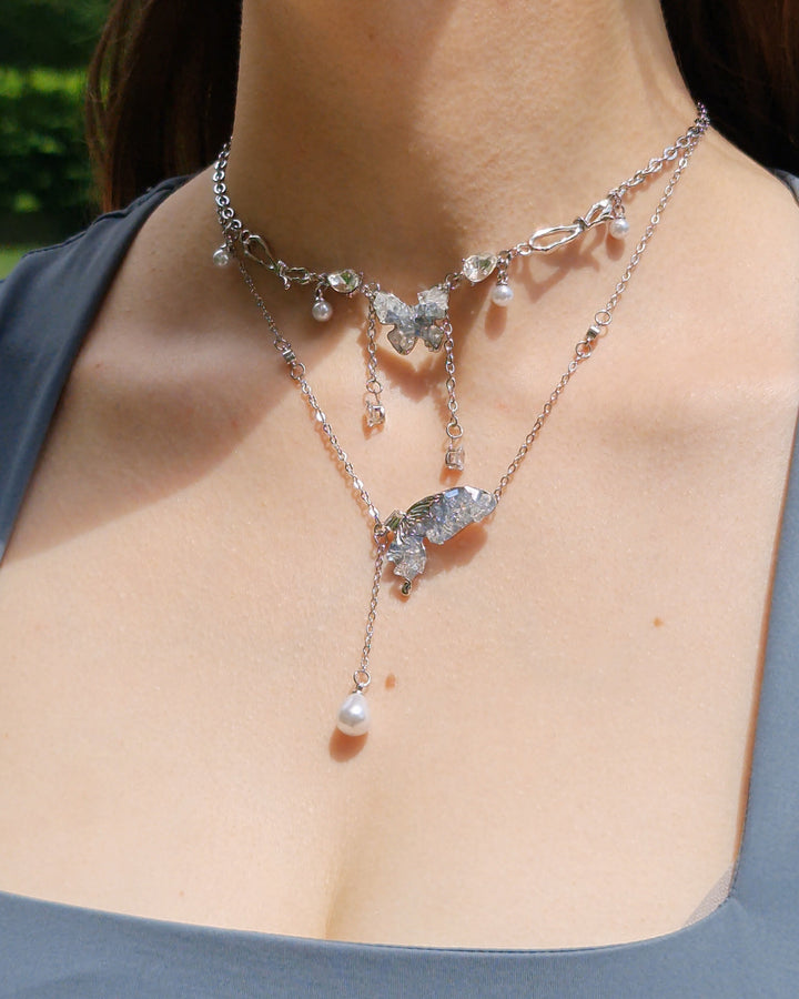 Icy Wings Necklace Set - Nikaneko