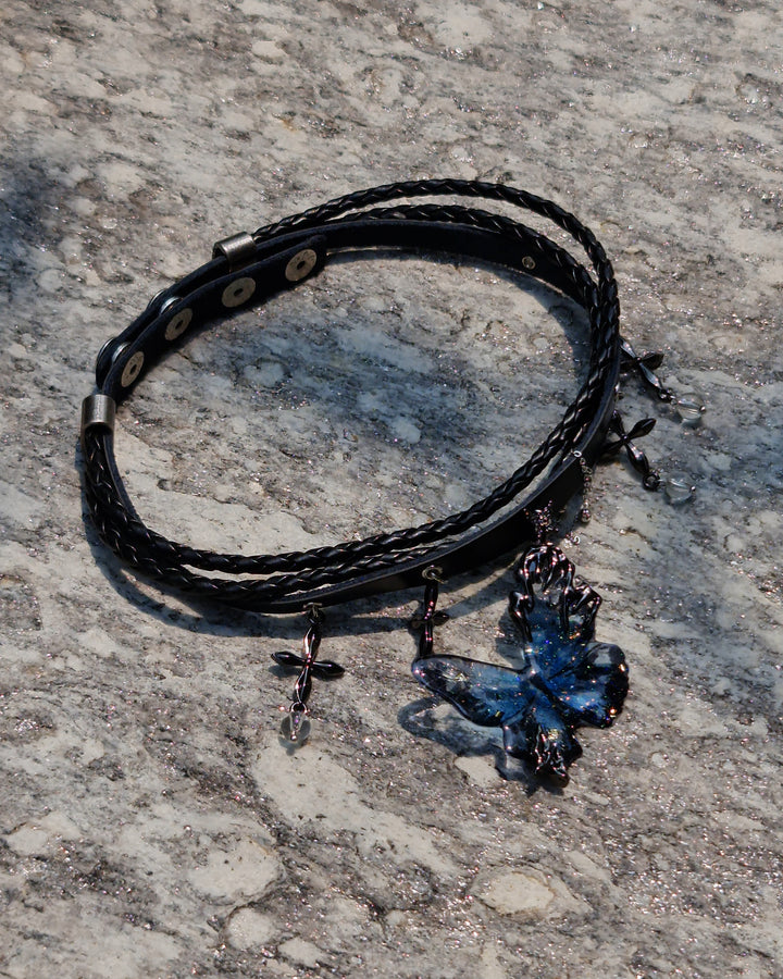 Midnight Flutter Necklace and Choker - Nikaneko