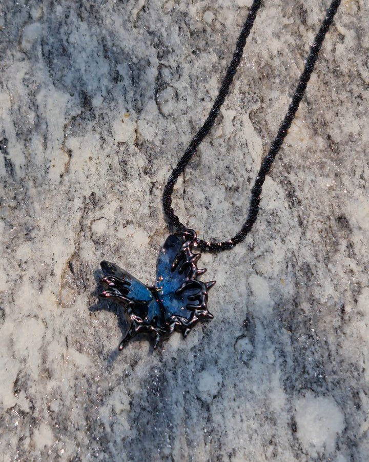 Midnight Flutter Necklace and Choker - Nikaneko