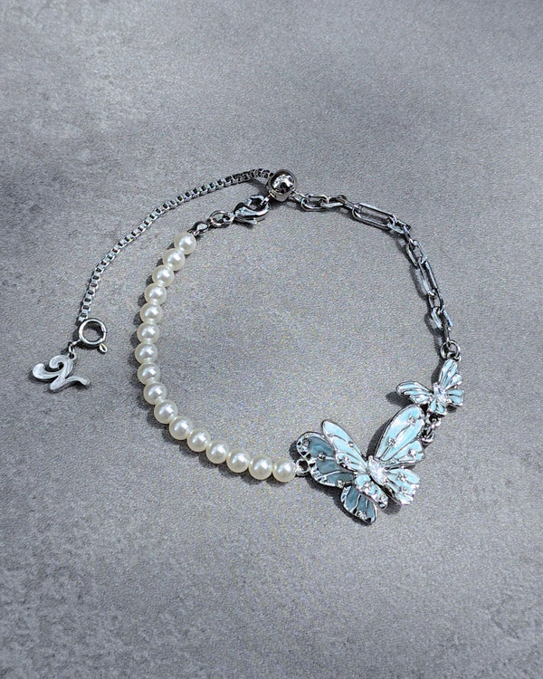 Minty Dew Butterfly Bracelet