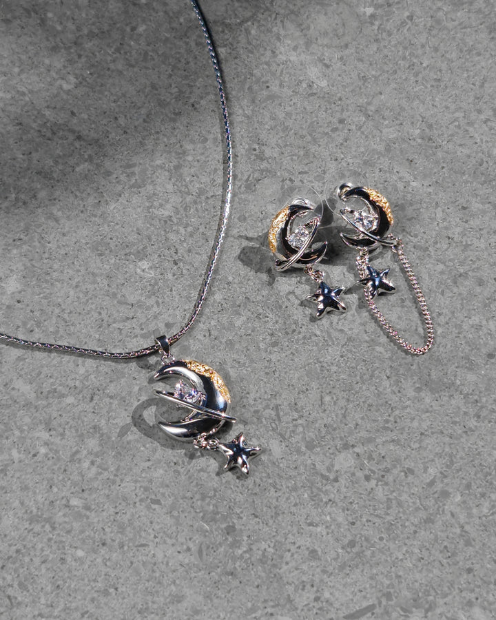 Moon Orbit Necklace - Nikaneko