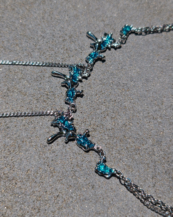 Ocean Blue Necklace - Nikaneko
