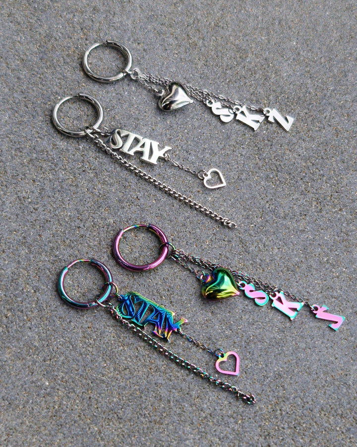 STAY Stray Kids Earrings Iridescent - Nikaneko