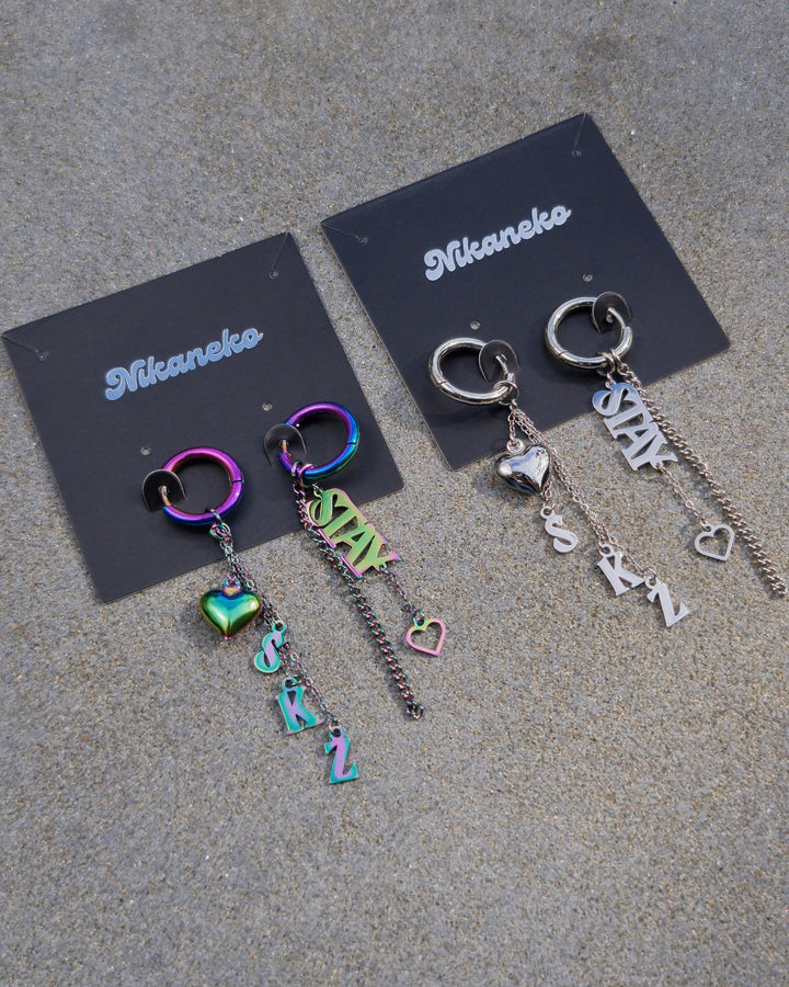 STAY Stray Kids Earrings Iridescent - Nikaneko