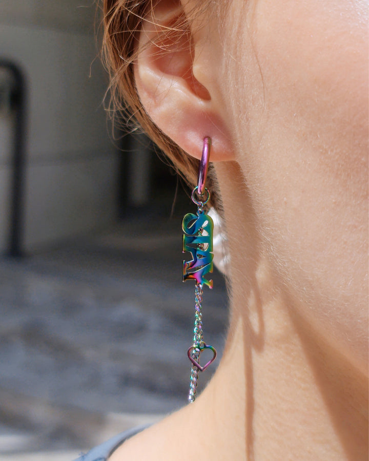 STAY Stray Kids Earrings Iridescent - Nikaneko