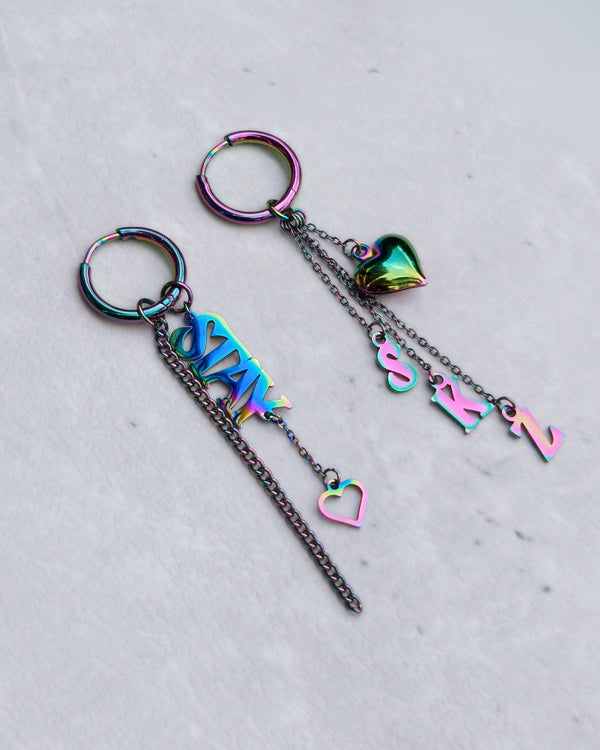STAY Stray Kids Earrings Iridescent - Nikaneko