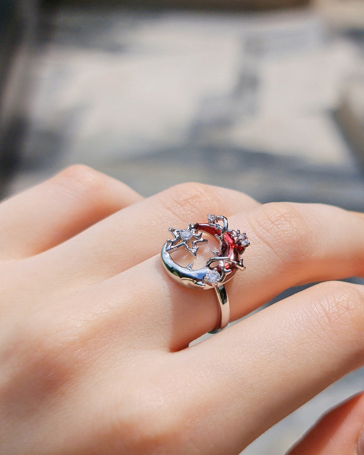 Scarlet Moon Ring - Nikaneko