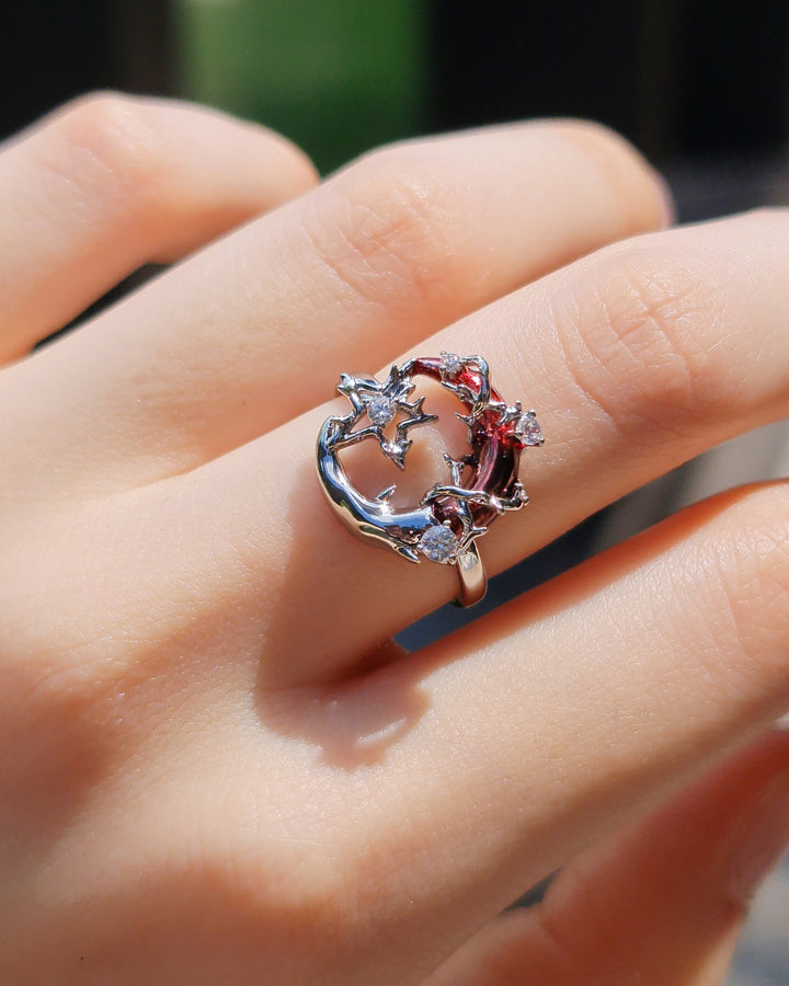 Scarlet Moon Ring - Nikaneko