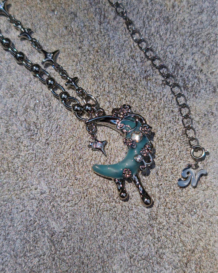 Serenity Moon Necklace - Nikaneko