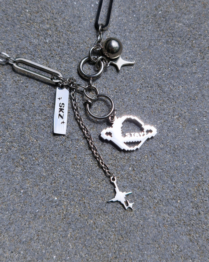 Stray Kids Stay Pixel Saturn Necklace - Nikaneko