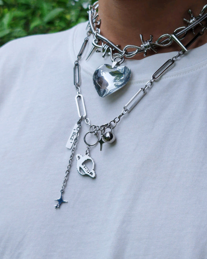 Stray Kids Stay Pixel Saturn Necklace - Nikaneko