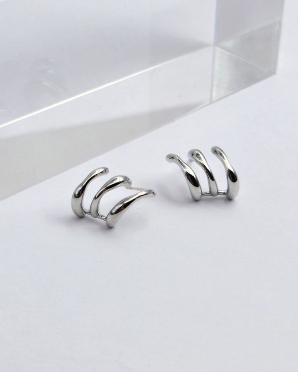 Triple Hoop Earrings - Nikaneko