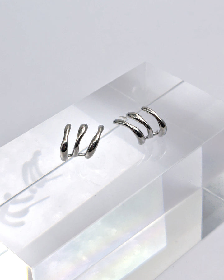 Triple Hoop Earrings - Nikaneko