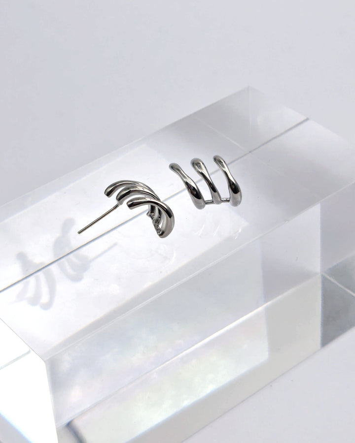 Triple Hoop Earrings - Nikaneko