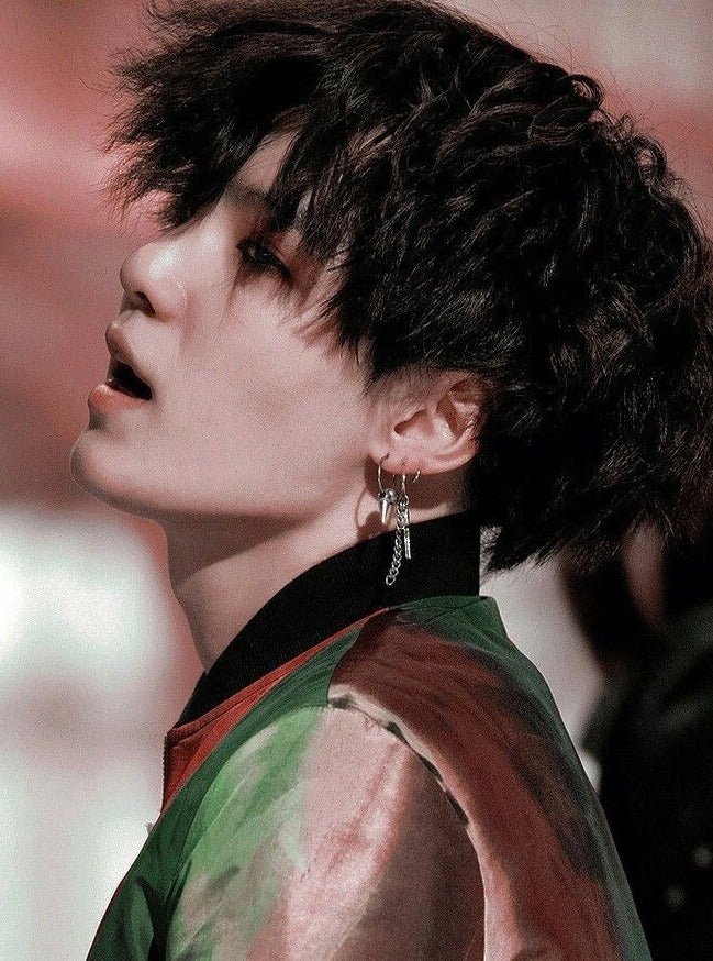 Set Of Three Earrings Suga BTS - Nikaneko