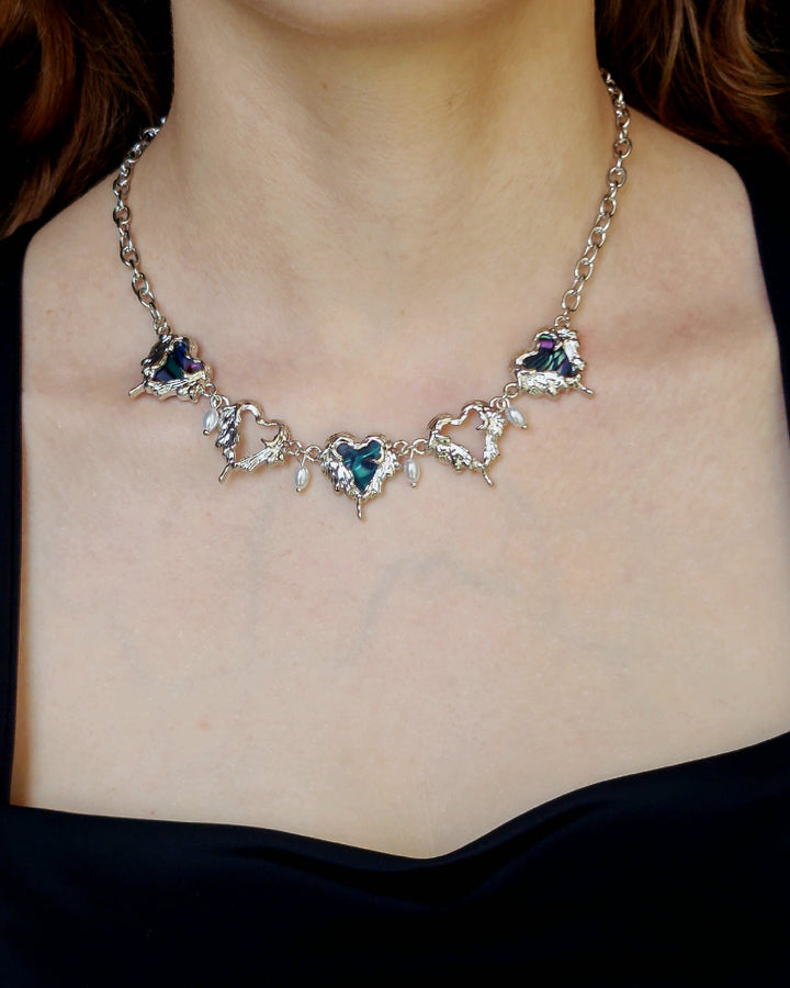 Aurora Heart Necklace - Nikaneko