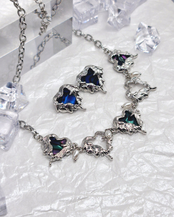 Aurora Heart Necklace - Nikaneko